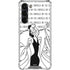 Disney Villains Cruella de Vil Black and White Galaxy S24 FE Clear Case